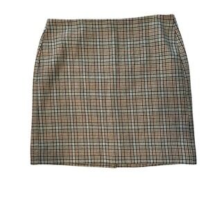 Banana Republic Plaid Skirt Preppy Workwear Classic Size 10 Academic Chic